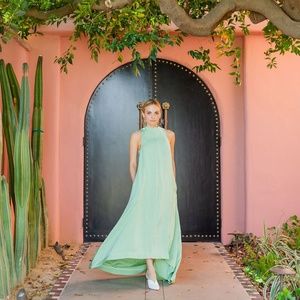 Cult Gaia Mint Green Dress